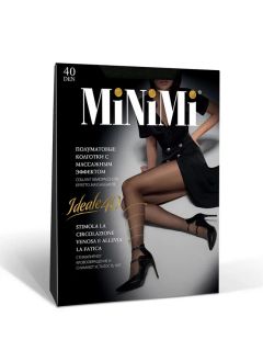 Колготки mini ideale 40 maxi (утяжка по ноге) nero