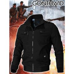 Бомбер GONTHWID, размер 2XL, черный