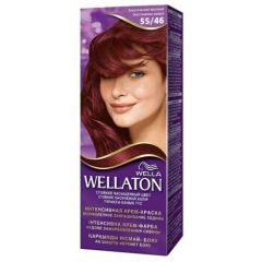 Wellaton стойкая крем-краска для волос, 55/46 экзотический красный, 40 мл