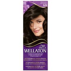 Wellaton стойкая крем-краска для волос, 3/0 темный шатен, 110 мл
