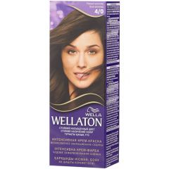 Wellaton стойкая крем-краска для волос, 4/0 темный шоколад, 110 мл