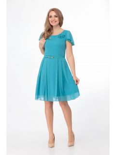 Платье 145-голубые тона