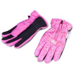 Перчатки TuTu, размер 16(9-10 лет), розовый
