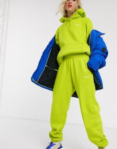Зеленые джоггеры в стиле oversized Nike-Зеленый