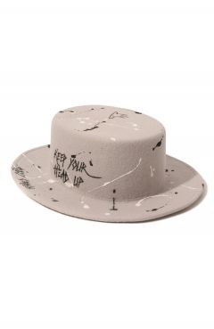 Шерстяная шляпа Canotier Moriar Hatfield