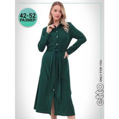 Платье Etto, размер 50, зеленый