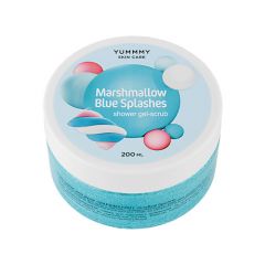 YUMMMY Гель-скраб для душа Marshmallow Blue Splashes