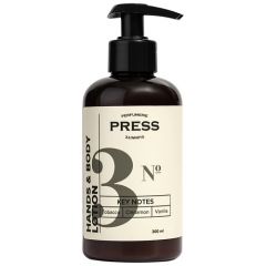PRESS GURWITZ PERFUMERIE Лосьон для тела увлажняющий с маслами и пантенолом парфюмированный №3 300