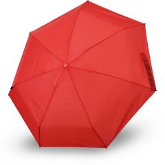 Мини-зонт Knirps, механика, 5 сложений, купол 90 см, 7 спиц, система «антиветер», чехол в комплекте, для женщин, красный