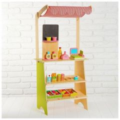 Игровой набор «Играем в магазин», деревянные продукты в наборе