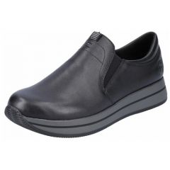Туфли лодочки  Rieker, размер 37, черный