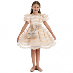 Платье Pamina, размер 104, бежевый