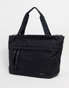Черная сумка-тоут oversized с логотипом Nike-Черный