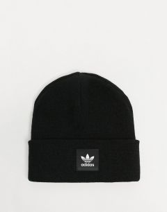Черная шапка-бини с логотипом adidas Originals-Черный цвет