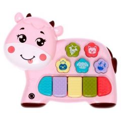 Развивающая игрушка Zabiaka музыкальная Любимый друг 7790523, розовый