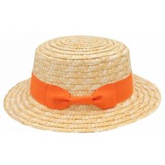 Шляпа , размер 58, бежевый, оранжевый