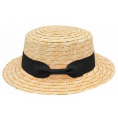Шляпа , размер 58, бежевый, черный