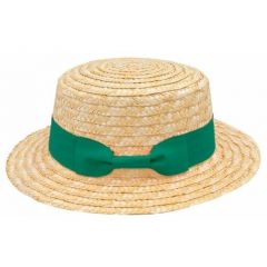Шляпа , размер 58, бежевый, зеленый