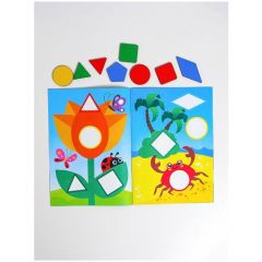 Мозаика для детей по шаблону «Окружающий мир»