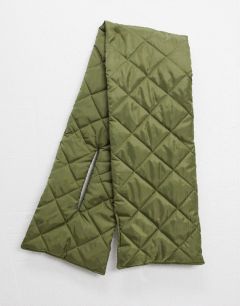 Стеганый шарф цвета хаки Vero Moda-Зеленый цвет