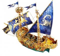 Умная бумага Сборная модель из картона Пиратский корабль