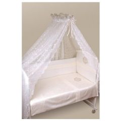 Комплект постельного белья для прямоугольной кроватки 6 предметов 