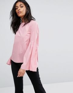 Блузка с рукавами клеш Vero Moda-Розовый