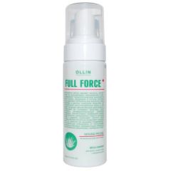 OLLIN Professional Full Force Мусс-пилинг для волос и кожи головы с экстрактом алоэ, 209 г, 160 мл, бутылка