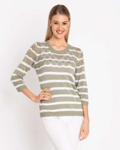 Пуловер, р. 42, цвет светло-зеленый