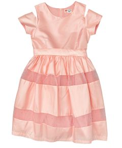 Розовое нарядное платье Button Blue