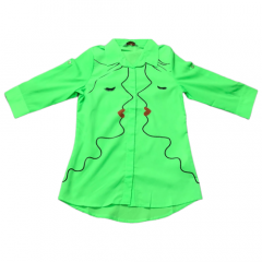 Рубашка Elly, размер 140, зеленый