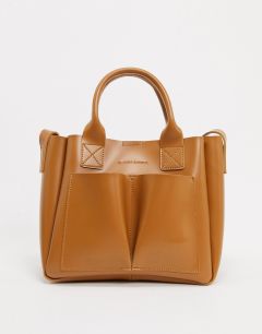 Маленькая сумка без подкладки Claudia Canova-Светло-коричневый