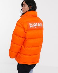 Оранжевая дутая куртка Napapijri Ari-Оранжевый