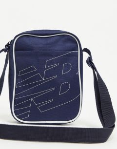 Темно-синяя сумка через плечо New Balance-Темно-синий