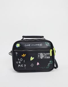 Черный мини-рюкзак adidas Originals x Fiorucci