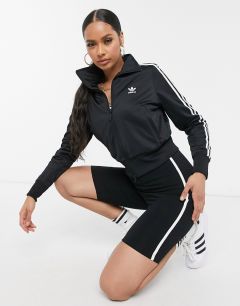 Черно-белый спортивный топ adidas Originals-Черный