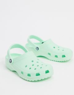 Классические кроксы мятного цвета Crocs-Зеленый