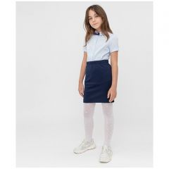 Школьная юбка Button Blue, размер 152, синий