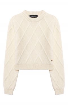 Укороченный свитер из шерсти Versace