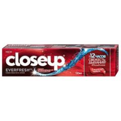 Зубная паста CloseUp Everfresh жаркая мята, 100 мл, 132 г, красный