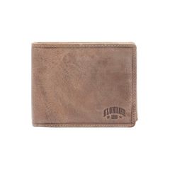 Бумажник KLONDIKE 1896 KD1011-02, фактура гладкая, коричневый