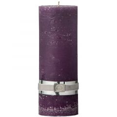 Свеча Lene Bjerre Rustic 20x7,5см, цвет фиолетовый