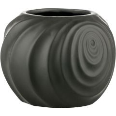 Кашпо Lene Bjerre Swirl 12,5x14,5см, цвет черный