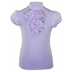 Школьная блуза андис, размер 152, фиолетовый