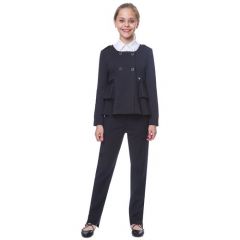 Школьный пиджак Шалуны, размер 42, 164, черный