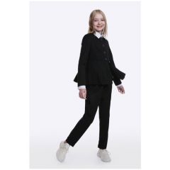 Школьный пиджак Шалуны, размер 40, 158, черный