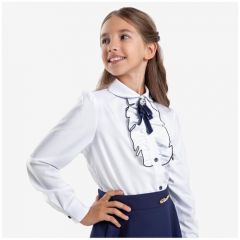 Школьная рубашка Kapika, размер 128, белый