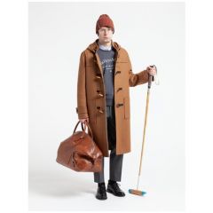Пальто Walleysmark, размер XXL, бежевый, коричневый