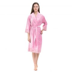 Банный халат Bettina цвет: розовый (XL)