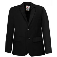 Школьный пиджак Button Blue, размер 140, черный